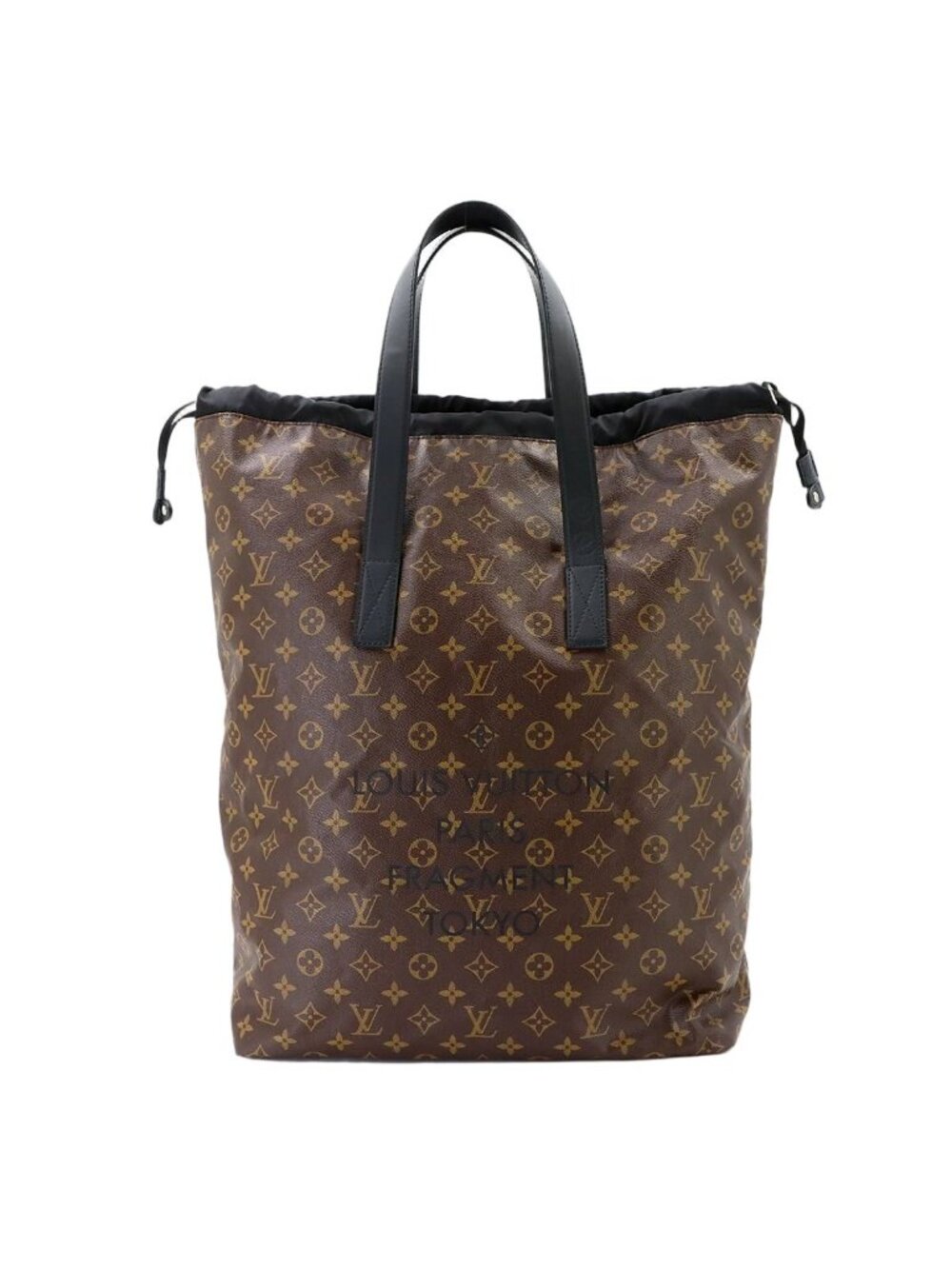 Louis Vuitton Fragment Monogram Macassar Cabas Light Tote Bag Brown Hiroshi